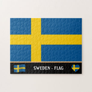 Quebra-cabeça Bandeira Sueca / Suecia
