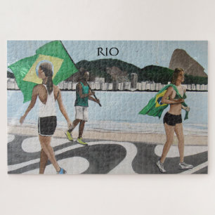 Quebra-cabeça bandeiras da praia do Rio