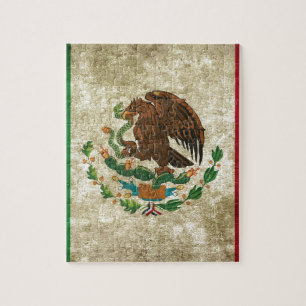 Quebra-cabeça Bandera de México - bandeira de México