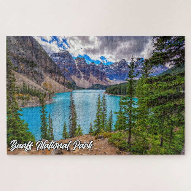 Quebra-cabeça Banff National Park, Alberta, Canadá (Horizontal)