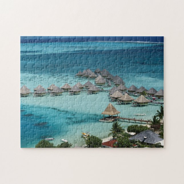 Quebra-cabeça Bangalôs do Beachcomber Hotel (Horizontal)