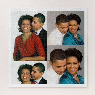 QUEBRA-CABEÇA BARACK E MICHELLE OBAMA