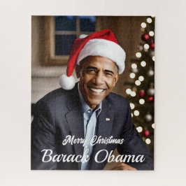 Quebra-cabeça Barack Obama no Natal