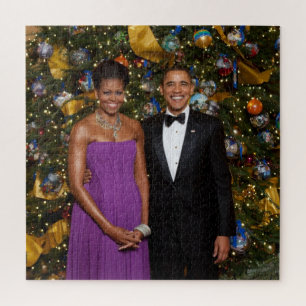 Quebra-cabeça Barack Obama Presidente dos EUA Casa Branca Natal