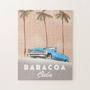 Quebra-cabeça Baracoa Cuba Carro antigo