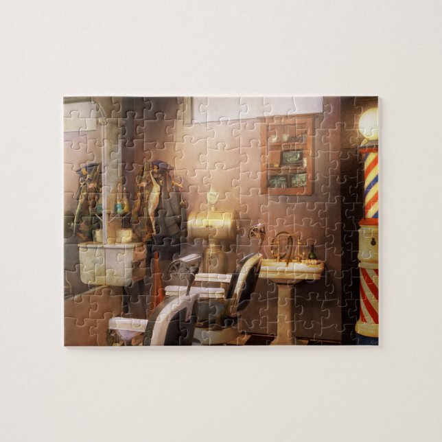 Quebra-cabeça Barber - Barbeiro do porão (Horizontal)