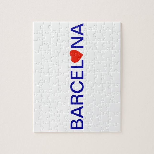 Quebra-cabeça Barcelona love (Vertical)