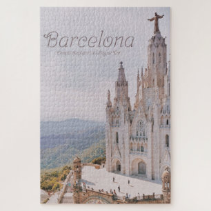 Quebra-cabeça Barcelona Spain Temple Expiatori del Sagrat Cor