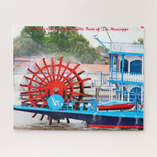 Quebra-cabeça Barco a Remo Mississippi.Presentes de Natal