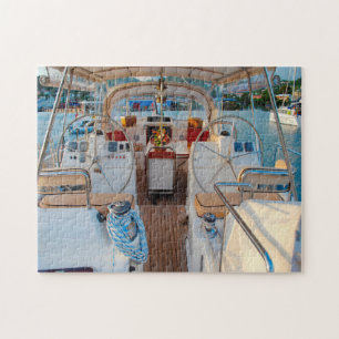 Quebra-cabeça Barco à vela Grenada Caribe.