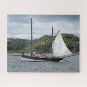 Quebra-cabeça Barco à Vela no Loch Crinan, Escócia