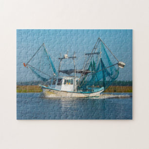 Quebra-cabeça Barco de Camarão Mississippi.