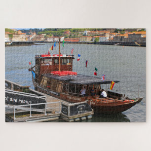 Quebra-cabeça Barco de cruzeiro no porto, Porto, Portugal