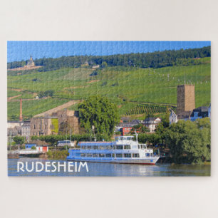 Quebra-cabeça Barco de cruzeiro, Rudesheim, Alemanha