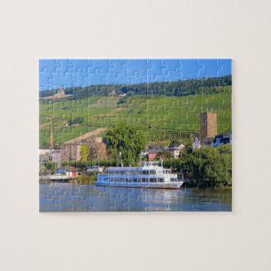 Quebra-cabeça Barco de cruzeiro, Rudesheim, Alemanha