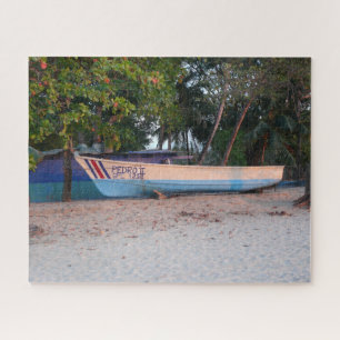 Quebra-cabeça Barco de Pesca na praia de Tamarindo, Costa Rica