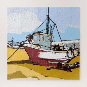 Quebra-cabeça Barco de Pesca Quinta