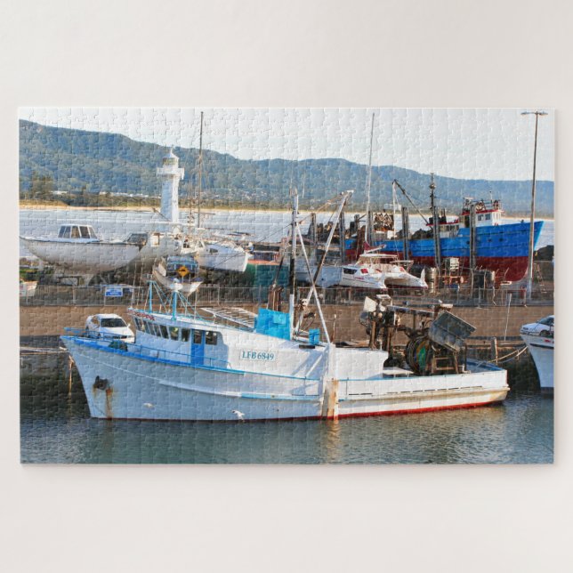 Quebra-cabeça Barco de pesca, Wollongong, Austrália  (Horizontal)