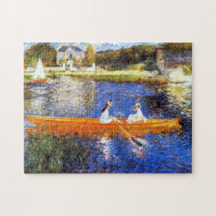 Quebra-cabeça Barco do rio Sena Renoir Fine Art