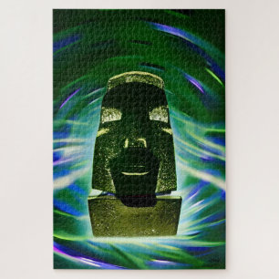 Quebra-cabeça Barco Moai
