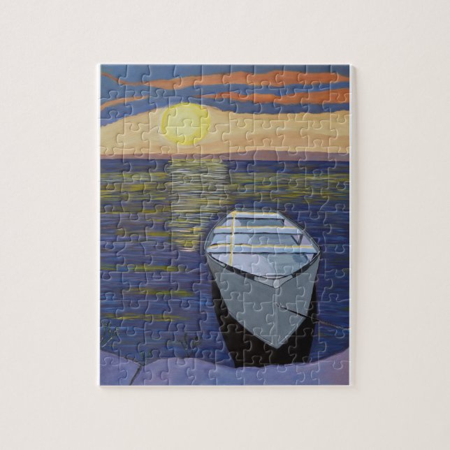 Quebra-cabeça Barco por Canvas Shore Art (Vertical)