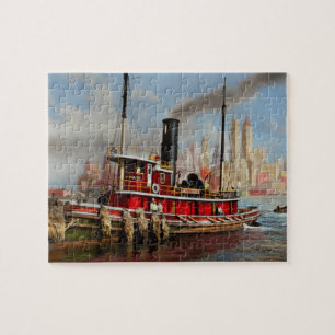 Quebra-cabeça Barco - Tugboat - Watuppa 1935