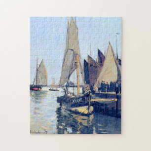Quebra-cabeça Barcos à vela em Honfleur Monet Fine Art