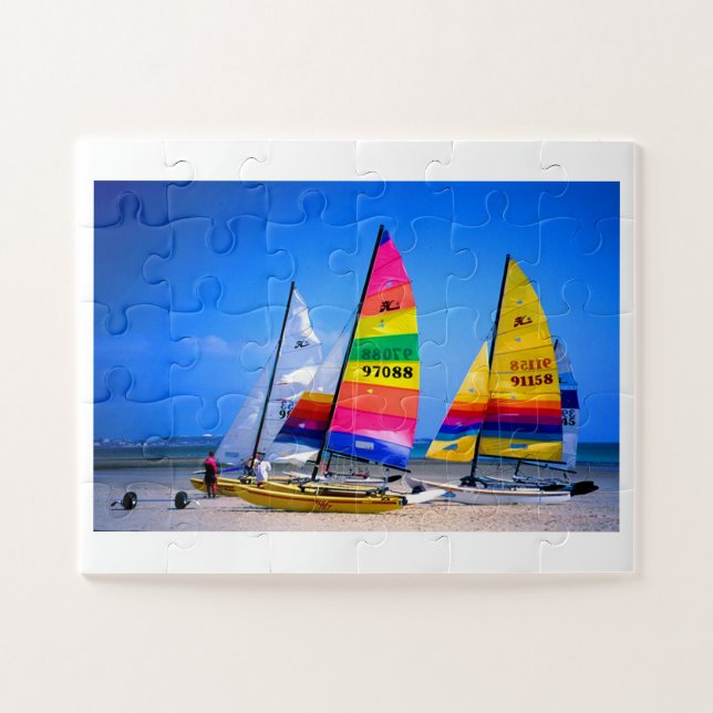 Quebra-cabeça Barcos à vela Hobie (Horizontal)