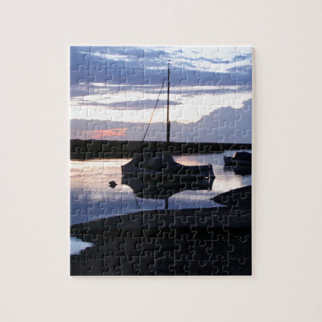 Quebra-cabeça Barcos Blakeney no crepúsculo (Vertical)