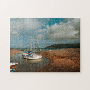 Quebra-cabeça Barcos com fotografia de Porlock Weir