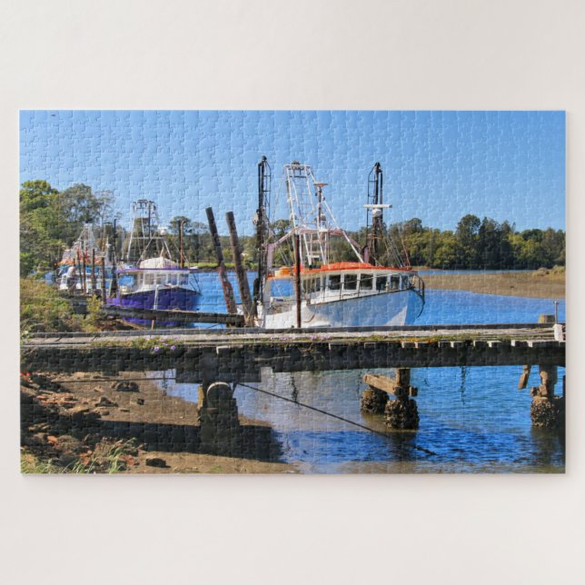Quebra-cabeça Barcos de pesca, Nova Gales do Sul, Austrália (Horizontal)