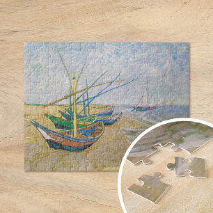 Quebra-cabeça Barcos De Pesca   Vincent Van Gogh
