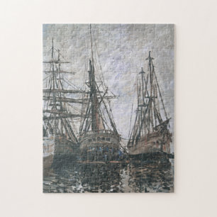 Quebra-cabeça Barcos em Porto Monet de Belas Artes