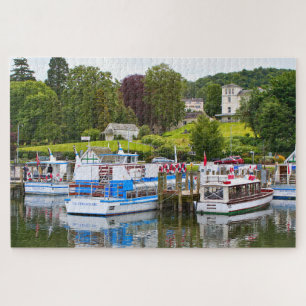 Quebra-cabeça Barcos no Lago Windermere, Cumbria, Inglaterra