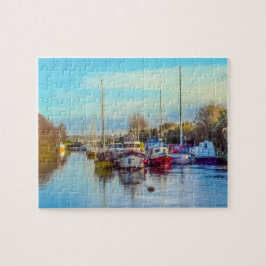 Quebra-cabeça Barcos no porto de Lydney