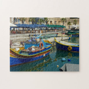 Quebra-cabeça Barcos pintados de Marsaxlokk