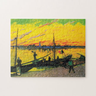 Quebra-cabeça Bargas de carvão (F437) Van Gogh de arte fina