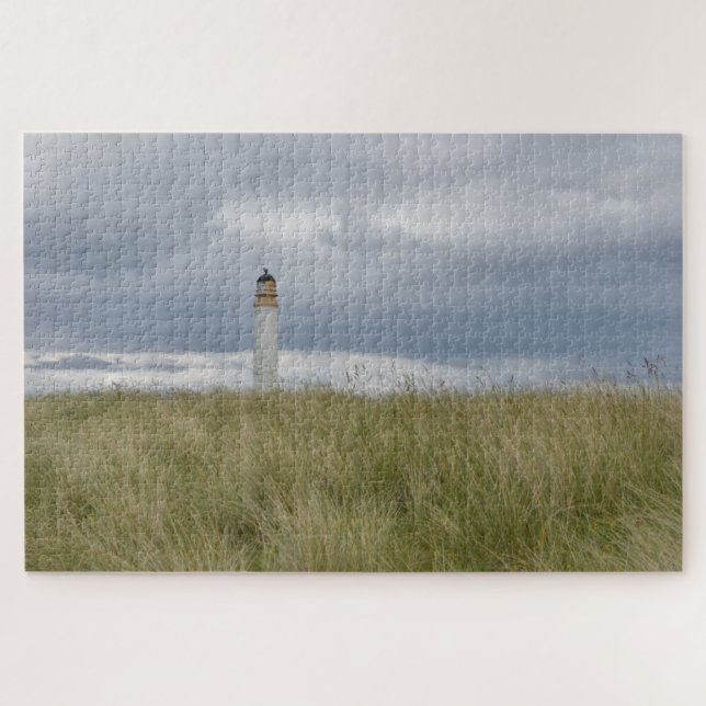 Quebra-cabeça Barn Ness Lighthouse, Escócia (Horizontal)