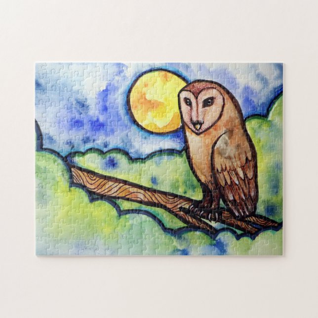 Quebra-cabeça Barn Owl (Horizontal)