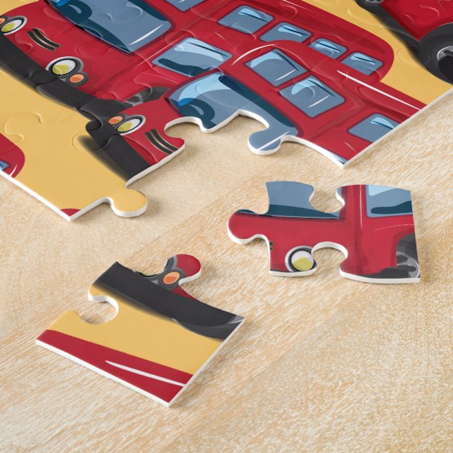 Quebra-cabeça Barramento de Londres (Lateral)