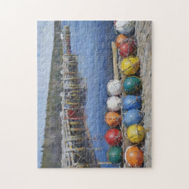 Quebra-cabeça Barras de Pesca de Cores Aquáticas