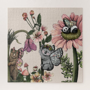 Quebra-cabeça Barras Florais Whimsséricas Artes Aquáticas