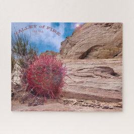 Quebra-cabeça Barrel Cactus, Valley of Fire State Park, Nevada