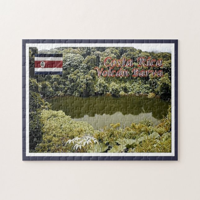 Quebra-cabeça Barva Volcano - Costa Rica - (Horizontal)