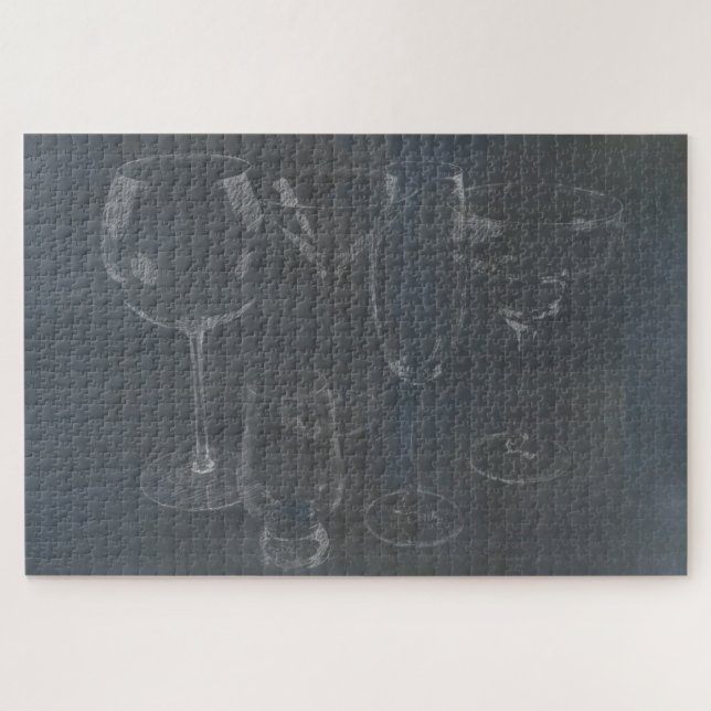 Quebra-cabeça Barware de vidro (Horizontal)