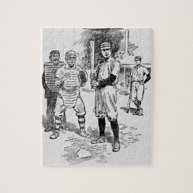 Quebra-cabeça Baseball:Jogadores (Vertical)