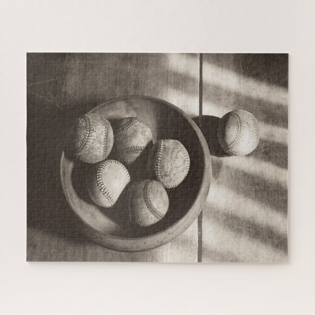 Quebra-cabeça Baseball Nostalgia - Baseballs (Horizontal)