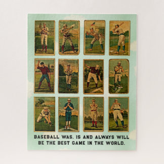Quebra-cabeça basebol do vintage