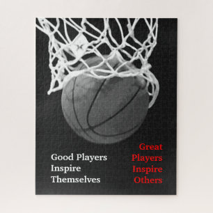 Quebra-cabeça Basketball Inspirational Quote Inspire Players
