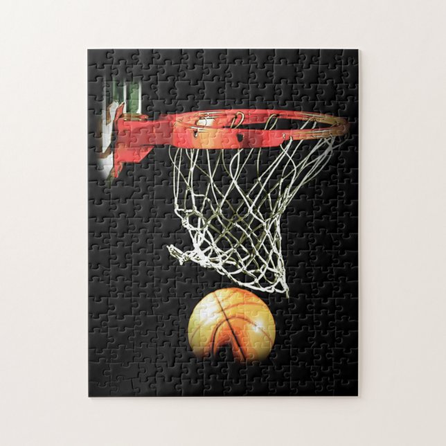 Quebra-cabeça Basquete - Arte Esportiva Popular (Vertical)